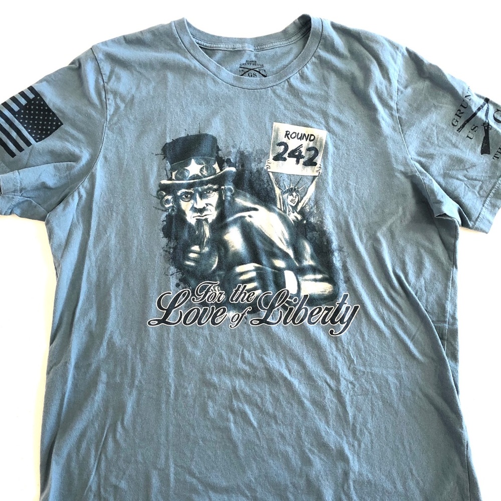 Grunt Style Mens Shirt Size X-Large Solid Blue